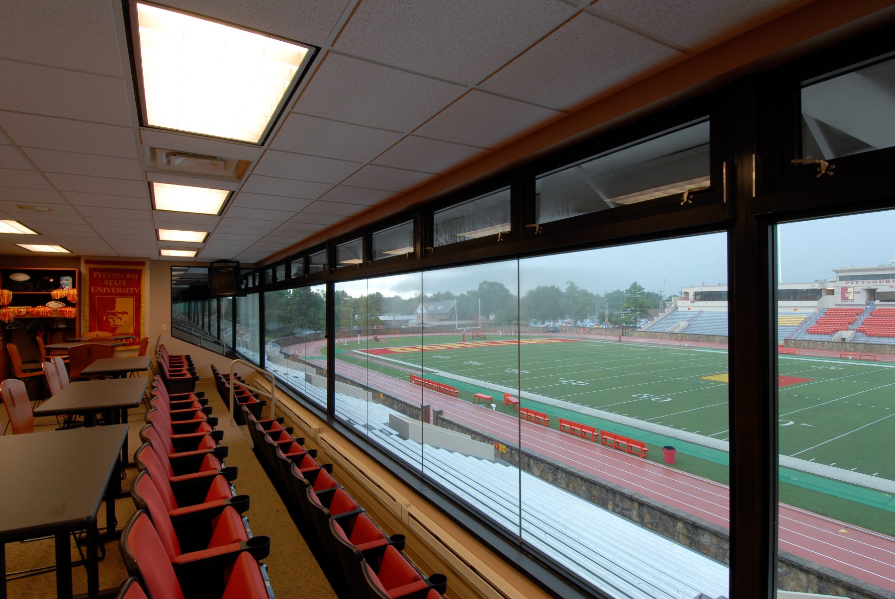 Pittsburg State University Stadium Skyboxes