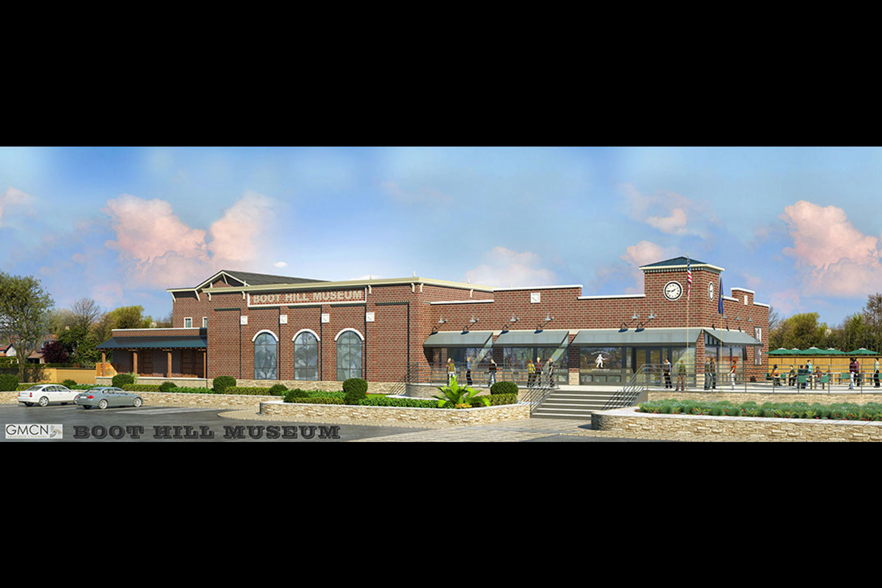 Rendering of the future Boot Hill Museum project in Dodge City, KS