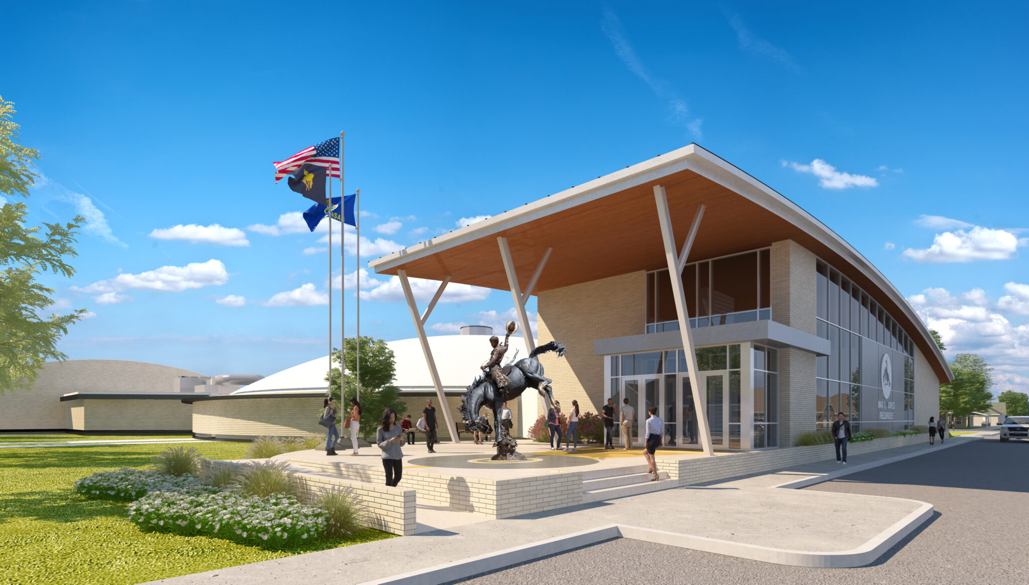 Max Jones Fieldhouse Unveils Lobby Addition Plans GMCN Architects